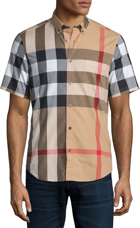 burberry men's button down used|burberry formal shirt men.